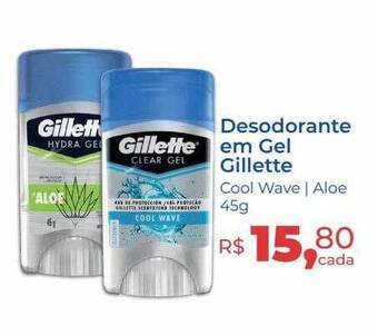 Hiper Farma Desodorante em gel gillette cool wave - aloe oferta