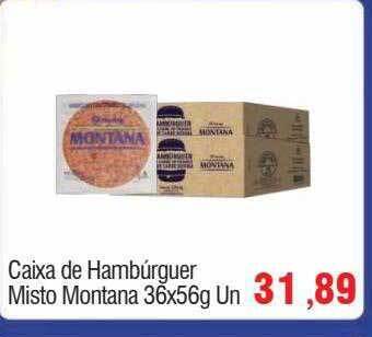 Spani Atacadista Caixa de hambúrguer misto montana oferta
