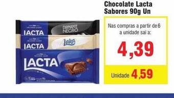 Spani Atacadista Chocolate lacta sabores oferta