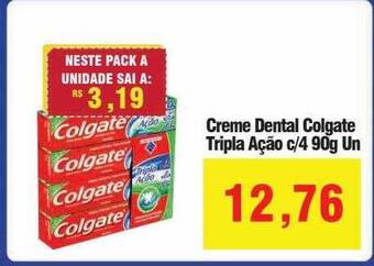 Spani Atacadista Creme dental colgate tripla ação oferta