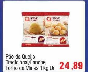 Spani Atacadista Pão de queijo tradicional lanche forno de minas oferta
