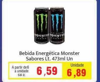 Spani Atacadista Bebida energética monster sabores oferta
