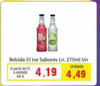 Spani Atacadista Bebida 51 ice sabores oferta