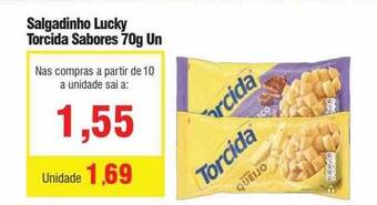 Spani Atacadista Salgadinho lucky torcida sabores oferta