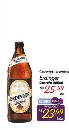 Muffato Cerveja urweisse erdinger garrafa oferta