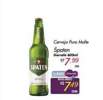 Muffato Cerveja puro malte spaten garrafa oferta