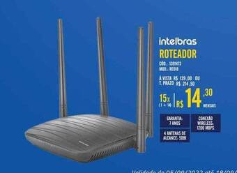 Zema Intelbras roteador oferta