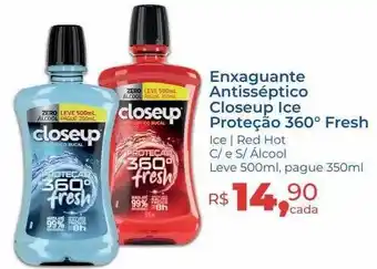 Hiper Farma Enxaguante antisséptico closeup ice proteção 360° fresh oferta
