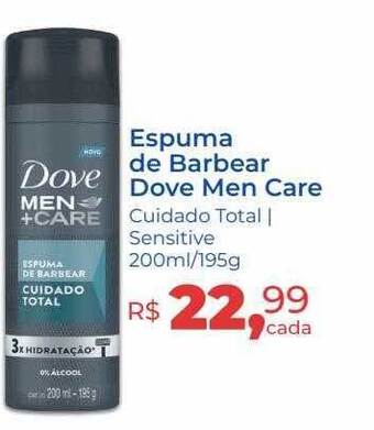 Hiper Farma Espuma de barbear dove men care oferta