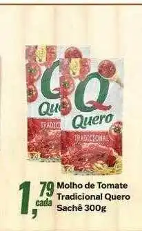Rede Multi Market Molho de tomate tradicional quero sachê oferta