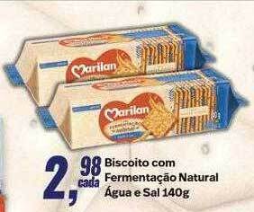 Rede Multi Market Biscoito com fermentação natural água e sal oferta