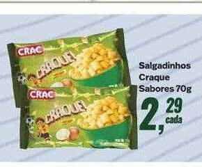 Rede Multi Market Salgadinhos craque sabores oferta