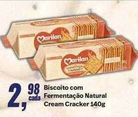 Rede Multi Market Biscoito com fermentação natural cream cracker oferta