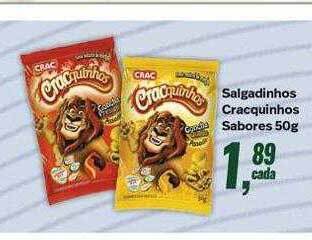 Rede Multi Market Salgadinhos cracquinhos sabores oferta