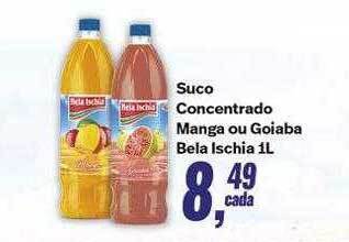 Suco concentrado manga ou goiaba bela ischia