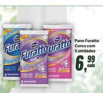 Pano furatto cores com 5