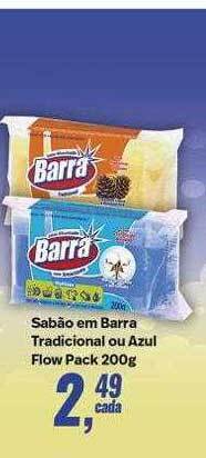 Sabão em barra tradicional ou azul flow pack