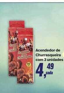 Acendedor de churrasqueira com 3