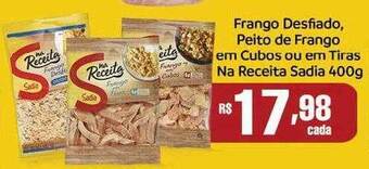 Rede Multi Market Frango desfiado peito de frango em cubos ou em tiras na receita sadia oferta