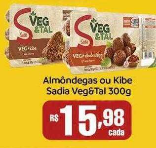 Rede Multi Market Almôndegas ou kibe sadia veg&tal oferta