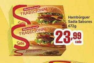 Rede Multi Market Hambúrguer sadia sabores oferta