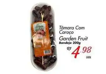Tâmara com caroço garden fruit bandeja