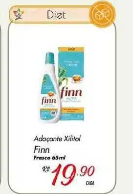 Muffato Adoçante xilitol finn frasco oferta