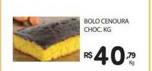 Supermercado Vitorino Bolo cenoura choc kg oferta