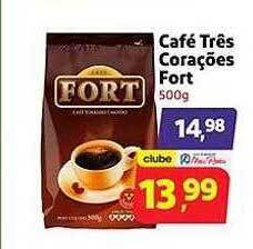 Supermercados Rena Café três corações fort oferta