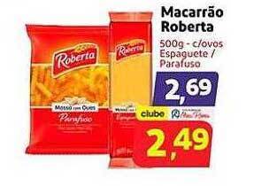 Macarrão roberta
