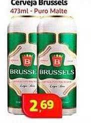 Supermercados Rena Cerveja brussels puro malte oferta