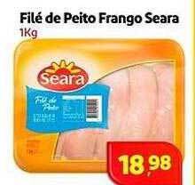 Supermercados Rena Filé de peito frango seara oferta