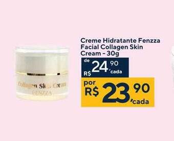 Drogaria Coop Creme hidratante fenzza facial collagen skin cream oferta