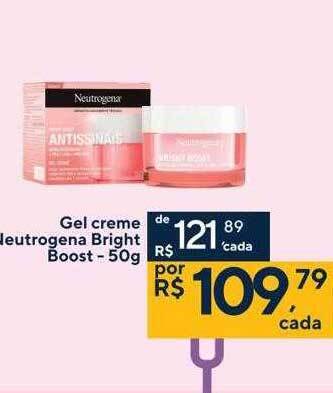 Drogaria Coop Gel creme neutrogena bright boost oferta