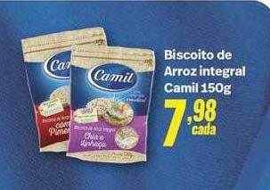 Rede Multi Market Biscoito de arroz integral camil oferta