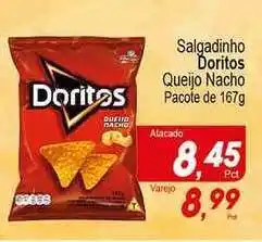 Villefort Atacadista Salgadinho Doritos Queijo Nacho 167g oferta