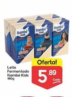 Supermercados Princesa Leite fermentado itambé kids 480g oferta