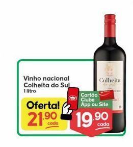Vinho nacional colheita do sul 1l