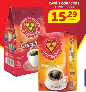 Roldão Cafe 3 Coracoes 500g oferta