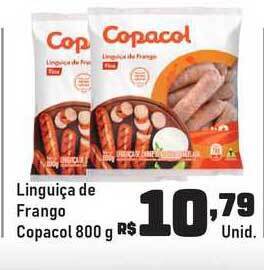 Tatico Linguiça De Frango Copacol 800g oferta