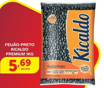 Feijao Preto Kicaldo Premium 1kg
