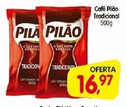 Cercadão Cafe Pilao Tradicional 500g oferta