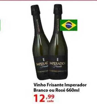 Vinho frisante imperador branco ou rosé