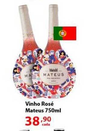 Vinho rosé mateus