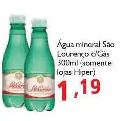 água Mineral São Lourenço C Gás 300ml