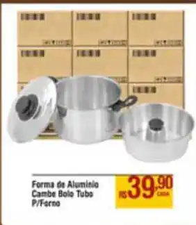 Max Atacadista Forma De Aluminio Cambe Bolo Tube P Forno oferta