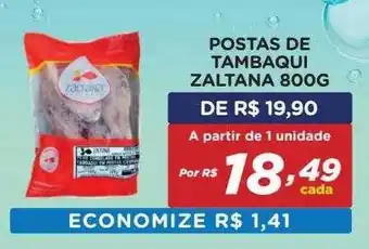 Postas de tambaqui zaltana