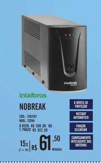 Zema Intelbras nobreak oferta