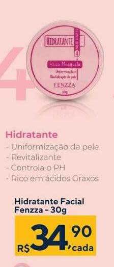 Drogaria Coop Hidratante facial fenzza oferta