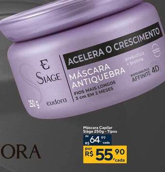 Drogaria Coop Máscara capilar siàge tipos oferta